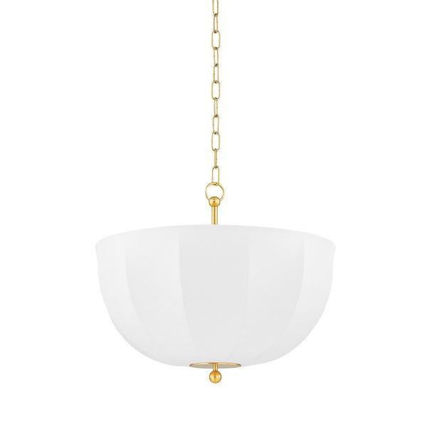 Mitzi - H816701-AGB - One Light Pendant - Meshelle - Aged Brass from Lighting & Bulbs Unlimited in Charlotte, NC