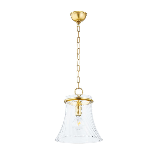 Mitzi - H824701S-AGB - One Light Pendant - Cantana - Aged Brass from Lighting & Bulbs Unlimited in Charlotte, NC
