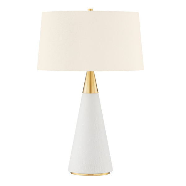 Mitzi - HL819201-AGB/CL - One Light Table Lamp - Jen - Aged Brass from Lighting & Bulbs Unlimited in Charlotte, NC
