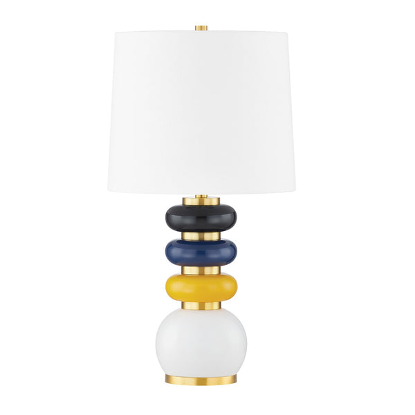 Mitzi - HL820201-AGB/CMM - One Light Table Lamp - Robyn - Aged Brass from Lighting & Bulbs Unlimited in Charlotte, NC