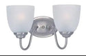 Maxim Lighting Stefan 60W 2-Light Bracket Light in Satin Nickel (Final Sale)