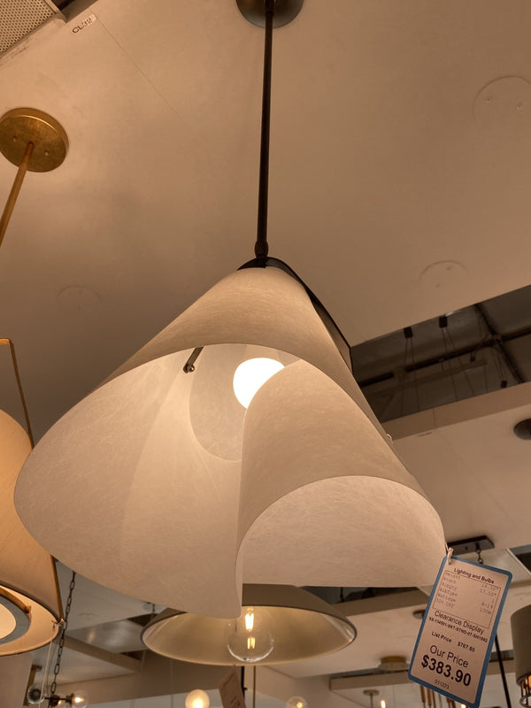 One Light Pendant from the Mobius Collection in Dark Smoke Finish by Hubbardton Forge (Clearance Display, Final Sale)