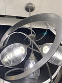 Three Light Pendant from the Nest Collection in Vintage Platinum Finish by Hubbardton Forge (Clearance Display, Final Sale)