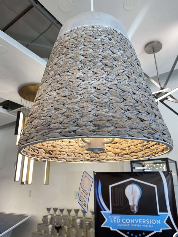 Four Light Pendant from the Tallulah Collection in Chalk Wash Finish by Capital Lighting (Clearance Display, Final Sale)