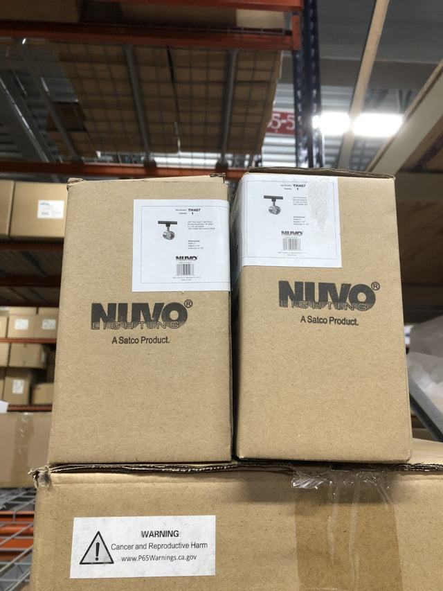 Nuvo TH407 Brentwood 1 Light 120V Brushed Nickel Track Head Ceiling Light (Final Sale)