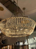Six Light Chandelier from the Wren Collection in Matte Brass Finish by Capital Lighting (Clearance Display, Final Sale)